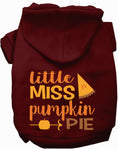 Load image into Gallery viewer, Little Miss Pumpkin Pie Pet Hoodie