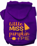Load image into Gallery viewer, Little Miss Pumpkin Pie Pet Hoodie