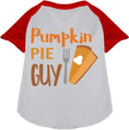 Load image into Gallery viewer, Pumpkin Pie Guy Pet Raglan Shirt