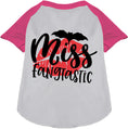 Load image into Gallery viewer, Miss Fangtastic Pet Raglan Shirt