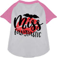 Load image into Gallery viewer, Miss Fangtastic Pet Raglan Shirt