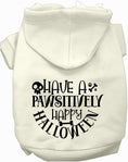 Load image into Gallery viewer, Pawsitively Happy Halloween Pet Hoodie