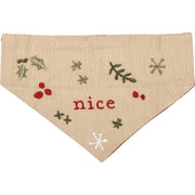 Christmas Small Reversible Dog Bandana