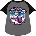Load image into Gallery viewer, Chill Mode Activated Pet Raglan Shirt