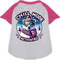 Load image into Gallery viewer, Chill Mode Activated Pet Raglan Shirt