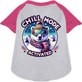 Load image into Gallery viewer, Chill Mode Activated Pet Raglan Shirt