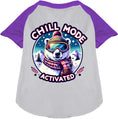 Load image into Gallery viewer, Chill Mode Activated Pet Raglan Shirt