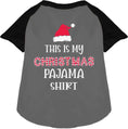 Load image into Gallery viewer, Christmas Pajama Shirt Pet Raglan Shirt