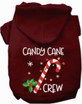 Load image into Gallery viewer, Candy Cane Crew Pet Hoodie