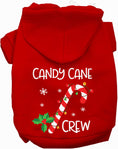 Load image into Gallery viewer, Candy Cane Crew Pet Hoodie