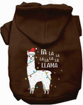 Load image into Gallery viewer, Falalala Llama Christmas Pet Hoodie