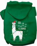 Load image into Gallery viewer, Falalala Llama Christmas Pet Hoodie