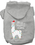 Load image into Gallery viewer, Falalala Llama Christmas Pet Hoodie