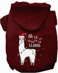 Load image into Gallery viewer, Falalala Llama Christmas Pet Hoodie