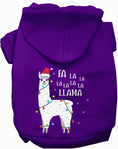 Load image into Gallery viewer, Falalala Llama Christmas Pet Hoodie