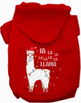 Load image into Gallery viewer, Falalala Llama Christmas Pet Hoodie