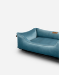 Load image into Gallery viewer, Bolster Beds Premium Chester & Lee | Vibrant Velvet Sleeper Dog Bed Tiffany