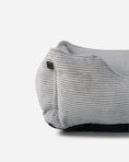 Load image into Gallery viewer, Chester & Lee | Fancy Corduroy Sleeper Dog Bed Gray - image 3