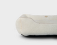 Load image into Gallery viewer, Bolster Beds Premium Chester & Lee | Furry Sleeper Dog Bed Beige