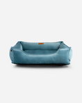 Load image into Gallery viewer, Bolster Beds Premium Chester & Lee | Vibrant Velvet Sleeper Dog Bed Tiffany