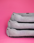 Load image into Gallery viewer, Chester & Lee | Fancy Corduroy Sleeper Dog Bed Gray - image 2