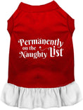 Load image into Gallery viewer, Permanently on the Naughty List Pet Dress