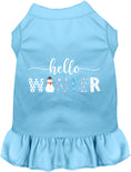 Load image into Gallery viewer, Hello Winter Pet Dress