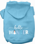 Load image into Gallery viewer, Hello Winter Pet Hoodie