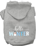 Load image into Gallery viewer, Hello Winter Pet Hoodie