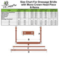 Load image into Gallery viewer, ExionPro Broad Wave Shape Designer Fancy Dressage Bridle & Web Reins
