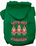 Load image into Gallery viewer, Let's Get Crackin' Nutcracker Christmas Pet Hoodie