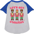 Load image into Gallery viewer, Let's Get Crackin' Pet Raglan Shirt