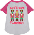 Load image into Gallery viewer, Let's Get Crackin' Pet Raglan Shirt