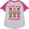 Load image into Gallery viewer, Let's Get Crackin' Pet Raglan Shirt
