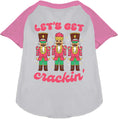 Load image into Gallery viewer, Let's Get Crackin' Pet Raglan Shirt