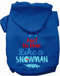 Load image into Gallery viewer, Ain't No Man Like a Snowman Pet Hoodie