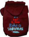 Load image into Gallery viewer, Ain't No Man Like a Snowman Pet Hoodie