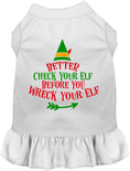 Load image into Gallery viewer, Check Your Elf Christmas Pet Dress