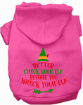 Load image into Gallery viewer, Check Your Elf Christmas Pet Hoodie