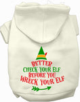 Load image into Gallery viewer, Check Your Elf Christmas Pet Hoodie