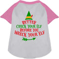 Load image into Gallery viewer, Check Your Elf Pet Raglan Shirt