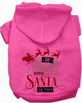 Load image into Gallery viewer, Save Santa the Trip Christmas Pet Hoodie