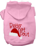 Load image into Gallery viewer, Better Not Pout Christmas Pet Hoodie