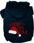 Load image into Gallery viewer, Better Not Pout Christmas Pet Hoodie