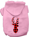Load image into Gallery viewer, Buffalo Check Deer Pet Hoodie