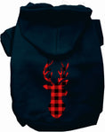 Load image into Gallery viewer, Buffalo Check Deer Pet Hoodie