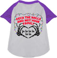 Load image into Gallery viewer, Deck the Halls, Not Your Family Pet Raglan Shirt