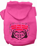 Load image into Gallery viewer, Deck the Halls, Not Your Family Christmas Pet Hoodie