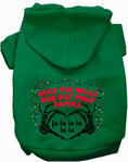 Load image into Gallery viewer, Deck the Halls, Not Your Family Christmas Pet Hoodie