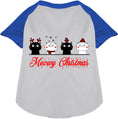 Load image into Gallery viewer, Meowy Christmas Pet Raglan Shirt